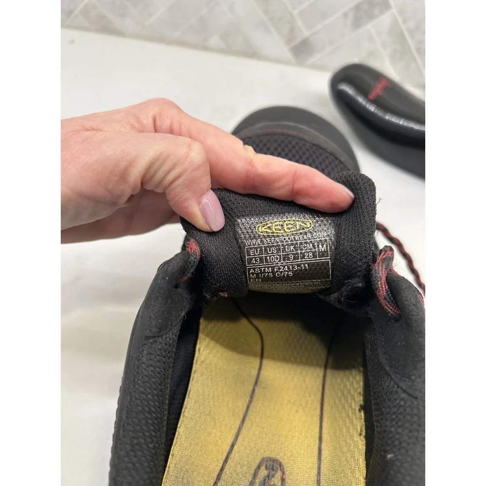 Keen Utility‎ Albany Composite Toe Safety Work Shoes Men's Size 10D 10 D Lace Up